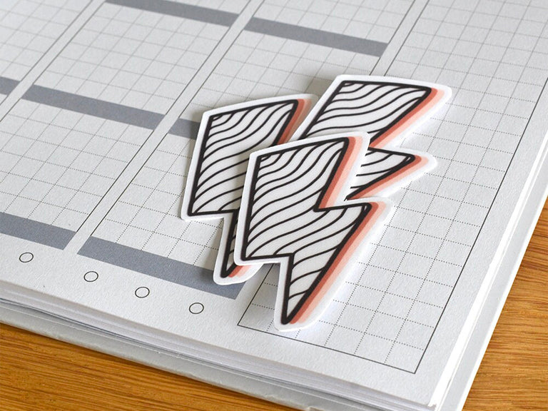 Bliksem Sticker
