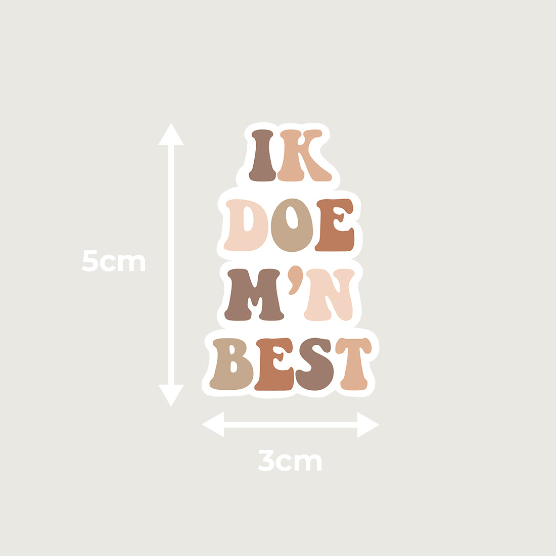 Ik Doe Mn Best Sticker