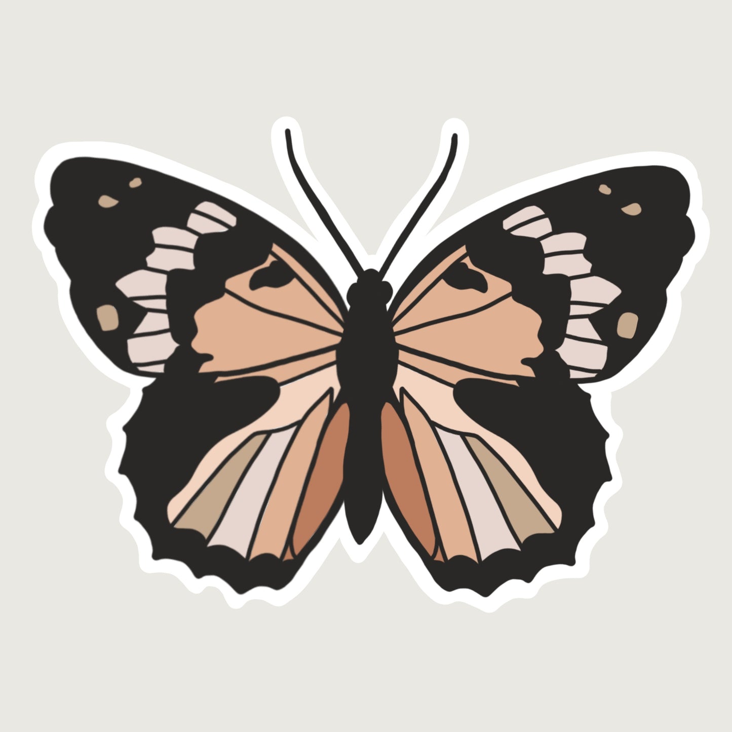Vlinder Sticker