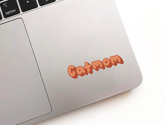 Cat mom Sticker
