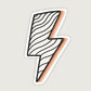 Bliksem Sticker