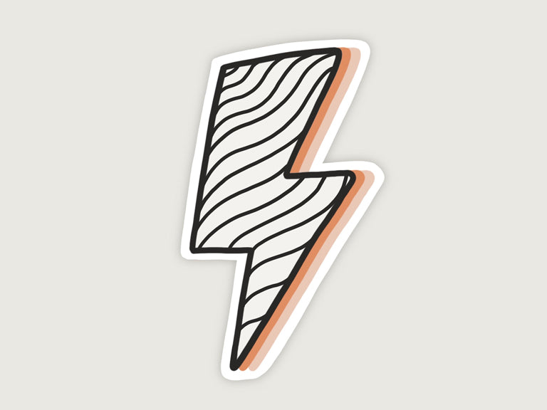 Bliksem Sticker