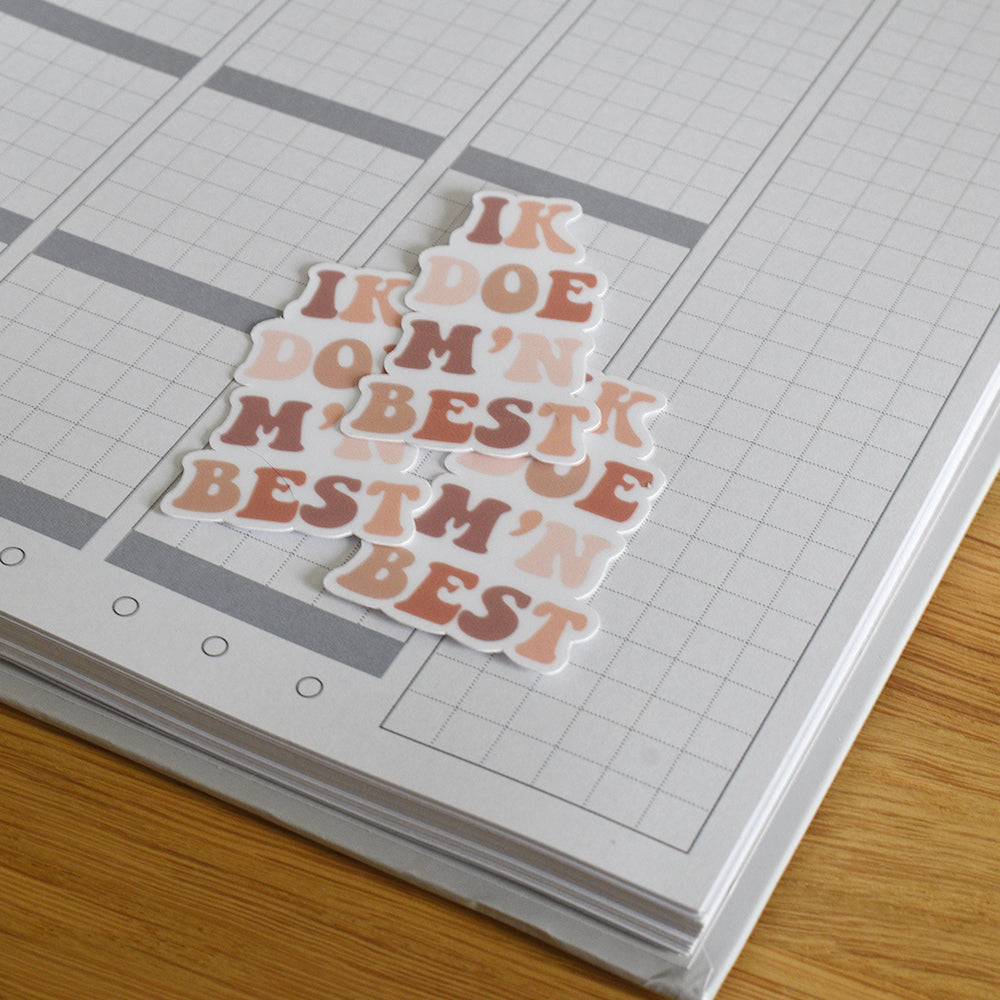 Ik Doe Mn Best Sticker
